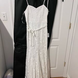 Lulus bridal dress